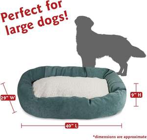 Customized Portable Modern Fluffy Simple Anti slip <b>Donut</b> Round <b>Dog</b> Pet Sherpa <b>Bed</b> - Product Image 2
