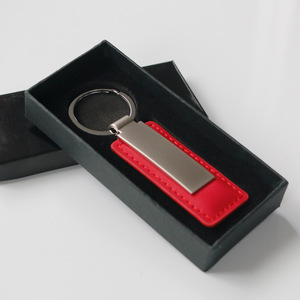 <span class=keywords><strong>Porte</strong></span>-<span class=keywords><strong>clés</strong></span> en <span class=keywords><strong>cuir</strong></span> véritable de luxe personnalisé avec logo métallique vierge de l'usine Xieyuan - Product Image 4