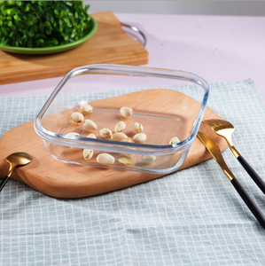 Bandeja cuadrada <span class=keywords><strong>de</strong></span> vidrio templado para hornear, bandeja <span class=keywords><strong>de</strong></span> vidrio <span class=keywords><strong>de</strong></span> borosilicato para hornear - Product Image 2