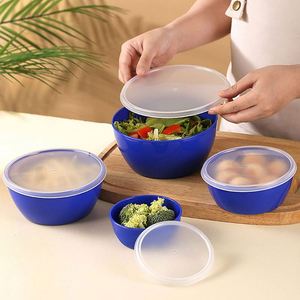 4-Piece Kitchen Organizer Set Large Capacity Plastic Food Storage Bowls for Refrigeration & Storage - Product Image 5