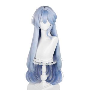 วิกผมคอสเพลย์โรบินจาก Starry Sky Railway ผมยาวหยิกไล่เฉดสี ปัดข้าง มีหน้าม้า ทำจากเส้นใยทนความร้อนสูง สำหรับผู้หญิง - Product Image 2