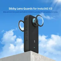 Cache-objectif Ultra HD MaGreen pour appareil photo Insta360 One X3 Capuchon autocollant pour appareil photo Insta 360 One X3 Sets d'accessoires pour appareil photo de sport