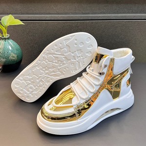 Nuove <span class=keywords><strong>Scarpe</strong></span> Alte da Uomo 2026, Alla Moda per Esterni, con Suola Spessa Rialzante, Antiscivolo, Tendenza Sportiva, <span class=keywords><strong>Scarpe</strong></span> Bianche - Product Image 6