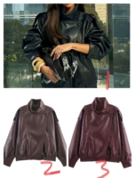 Blouson Moto Homme Noir Sur Mesure en Cuir PU avec Fermeture Éclair Asymétrique, Col Montant, Coupe Ample et Légère, Service OEM avec Conception de Logo