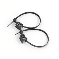 Colliers de serrage autobloquants en nylon 66 de 4,6*190 mm, pince/clip X98 pour épaisseur de plaque de 0,8-3,5 mm, indice de résistance au feu 94V-2, -40~+120°C