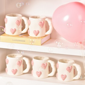 New High <strong>Color</strong> Value Peach <strong>Heart</strong> Ceramic <strong>Mug</strong> pink Girl <strong>Heart</strong> Mark Coffee <strong>Mugs</strong> Cute Ceramic <strong>Mug</strong> - Product Image 1