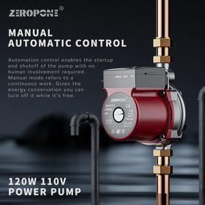 Pompe à circulation d'eau ZeroPone 120V 0,5 CV, raccord à bride 3/4 pouces, tête en acier inoxydable - Product Image 2