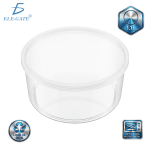 Ele-Gate Airtight Round Container 1.1L <b>Microwave</b> Safe Food <b>Storage</b> - Product Image 4