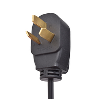 Câble d'extension électrique standard US UL, 3 pôles 3 fils 125/250V, connecteurs Nema, vente chaude 10-50P, Amérique, 50 ampères