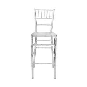 <span class=keywords><strong>Chaise</strong></span> <span class=keywords><strong>de</strong></span> tabourets <span class=keywords><strong>de</strong></span> <span class=keywords><strong>bar</strong></span> Chiavari en <span class=keywords><strong>polycarbonate</strong></span> résine transparente acrylique à dossier haut pour la cuisine - Product Image 2
