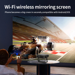 YJMOYE Home Smart <b>Projector</b> 1080P <b>Android</b> Auto-focus US EU UK AU Standard - Product Image 4