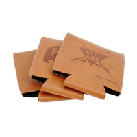 Refroidisseur de canettes de boisson personnalisé Refroidisseurs de bière isolés Manchon en cuir néoprène Support trapu Promotion personnalisée Impression par sublimation