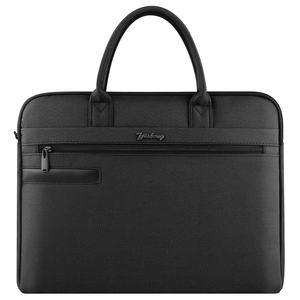 حقيبة مستندات أنيقة مخصصة للأعمال بحجم A4، حقيبة لابتوب سميكة، حقيبة يد مقاومة للماء ذات سعة كبيرة - Product Image 5