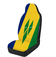 Housses de siège de voiture à motif drapeau de Trinité-et-Tobago, housses de siège tendance pour l'intérieur des voitures, ajustement universel pour la plupart des voitures, berlines, camions, SUV