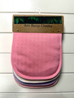 Lot de 3 bavoirs absorbants en bambou doux pour nouveau-nés, imprimé floral