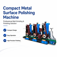 Machine à polir en acier inoxydable MECOR pour le rondissage des bords, le décapage des traces, le polissage sans tourbillons, faible bruit, haute rigidité, puissance 9 kW