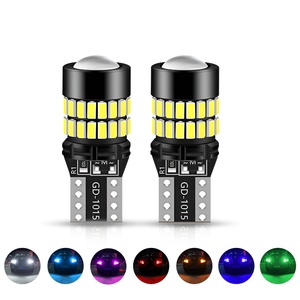 Bombillas LED Canbus T10 194 de 12V con Lente Proyector, Alto Lumen, para Matrícula de Auto, Luz de Lectura, Señalización de Estacionamiento, <span class=keywords><strong>6</strong></span> Colores Disponibles - Product Image 2
