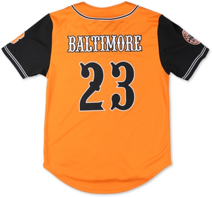 T-shirt de baseball personnalisé Tontons Factory avec logo imprimé par transfert thermique, 100 % polyester, nom de l'équipe, numéro, collège, séchage rapide - Product Image 3