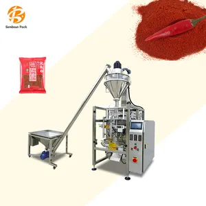 Automatische vertikale Abfüllbeutelverpackung Maismahlwerk Gewürz Moringa Chilli Kurkuma Tomatenpulver Mehl verpackungsmaschine