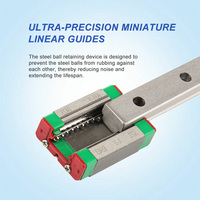 Rail de guidage linéaire HIWIN MGN9C en acier à roulement de haute précision 1000 mm Garantie 1 an Système moteur PLC avec boîte de vitesses 1 kg