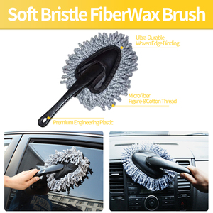 Kit di Pulizia per <span class=keywords><strong>Auto</strong></span> da 15 Pezzi in Plastica/Microfibra con Spazzole a Setole Morbide per Uso Interno - Product Image 3