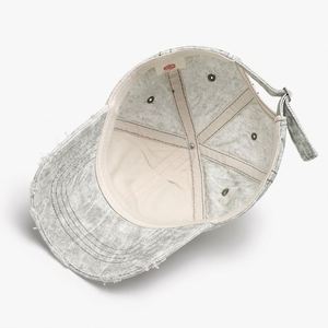 Casquette de baseball unisexe à visière courbée, effet vieilli, en coton 100%, 6 panneaux, motif satiné, pour grandes tailles, modèle Common Four - Product Image 5