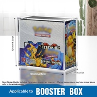 Boîte de rangement anti-poussière pour cartes de collection ETB, en acrylique magnétique avec protection UV, pour collection UPC 2026, sur mesure, offre exclusive