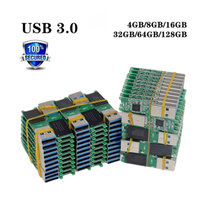 Clé USB avec puce PCBA, capacité réelle de 100 %, 8 Go, 16 Go, 32 Go, 64 Go, 3.0 Grade-A, testée H2
