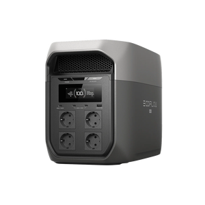 Station d'alimentation portable EcoFlow DELTA 3 Max Series (2048Wh), générateur solaire 3000W, sortie AC 3000W, 6000W pour le camping en plein air - Product Image 1