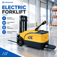 Chariot élévateur transpalette électrique hydraulique compact 1.8T, chariot de levage sans pieds, chariot de manutention pour entrepôt domestique