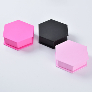 Custom <b>Gift</b> Packaging Hexagonal Jewelry <b>Box</b> Eyelash Packaging <b>Box</b> Eyelash Cluster Magnetic <b>Box</b> - Product Image 2