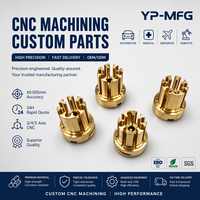 Composant médical orthopédique de précision usiné CNC en laiton ISO13485 (fraisage, tournage, alésage, perçage, taraudage)