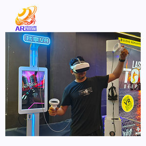 ألعاب الواقع الافتراضي في الأماكن المغلقة ، ألعاب الواقع الافتراضي التفاعلية ، آلات الواقع الافتراضي للحدائق الترفيهية البلاستيكية - Product Image 5