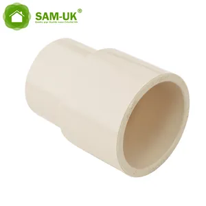CPVC export series plastic pipe fitting for water popular cpvc yellow compound pipes and fittings reducer