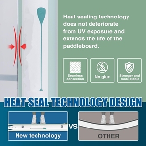 Planche à pagaie gonflable OEM de haute qualité, large et stable, pour la pêche, avec pompe et pagaie - Product Image 4