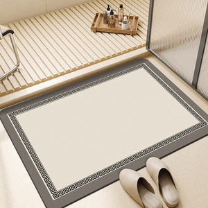 Alfombra de Baño de Tierra de Diatomeas Yongjin, 38x58cm, 48x78cm, 58x88cm, Diseño Geométrico, Absorbente, de Secado Rápido - Product Image 1