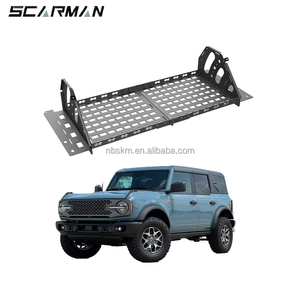 แผงเหล็กคาร์บอนโมลแบบเต็มชุดแผงตาข่ายสำหรับจัดเก็บข้อมูลด้านซ้ายและด้านขวาสำหรับอุปกรณ์เสริมของฟอร์ดบรอนโก - Product Image 1