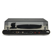 UDREAMER Élégant Convertisseur Audio RCA Blanc Rétro Professionnel Personnalisé sans Fil 3 Vitesses en Aluminium Crème pour Lest de Bras de Platine