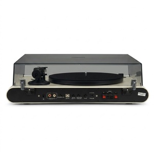 UDREAMER Élégant <span class=keywords><strong>Convertisseur</strong></span> Audio RCA Blanc Rétro Professionnel Personnalisé sans Fil 3 Vitesses en Aluminium Crème pour Lest de Bras de Platine - Product Image 2