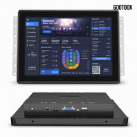 Dokunmatik Ekran Monitörü 7/10.1/13.3/15.6/21.5 İnç Kapasitif Dokunmatik Entegre HMI CE FCC RoHS USB bina otomasyonu asansör grubu