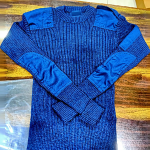 Pull en laine à manches longues pour hommes, uniforme de sécurité, vêtements chauds d'hiver pour les gardes, vêtements durables - Product Image 1