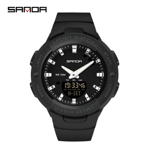 SANDA 6005 Luxury <b>Ladies</b> Sports <b>Watch</b> Brand New Multifunction LED <b>Digital</b> Quartz with Waterproof Feature Alarm Relogio Feminino - Product Image 3