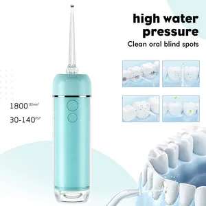 High Performance Retractable Travel Mini Portable Water Flosser Cordless Oral Cleaner Dental Irrigator With Massage Function