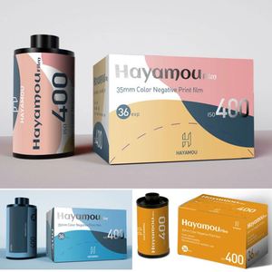 ฟิล์ม Kinetoscope แบบกำหนดเอง ขนาด 35 มม. ISO200 ISO400 36 ภาพ 18 ภาพ ฟิล์ม 120 135 สีขาวดำ สำหรับกล้อง Fuji Fujifilm Kodak - Product Image 2