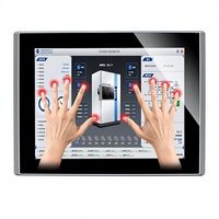PC industriel tactile sans ventilateur de 12,1 pouces avec double LAN, double COM et intégration HMI pour usine et contrôle de machine