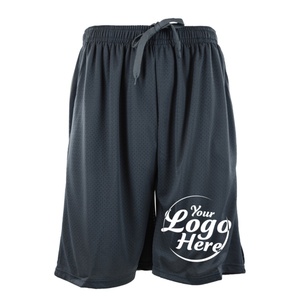 Pantalones Cortos de Ciclismo al por Mayor de Buena Calidad, Pantalones Cortos de Baloncesto de Malla Vintage de Poliéster, Pantalones Cortos de Gimnasio Personalizados para Hombre - Product Image 1