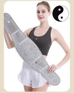 Cinturón de Soporte <span class=keywords><strong>Lumbar</strong></span> Transpirable para Corrección de Postura con Terapia Magnética Autocalentable, Faja Reductora de Cintura Ajustable para Uso Diario - Product Image 3