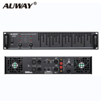 Amplificateur de puissance professionnel Auway Best Sale A400 Classe H 2X400W Amplificateur haute fidélité 2U
