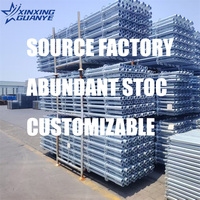Échafaudage à poutres en acier galvanisé Q345 Q235, barres transversales à embout, poteaux verticaux, supports diagonaux, pince supérieure pour plateau, tube en acier