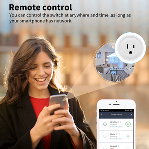 Tuya <b>WiFi</b> Zigbee US Standard Smart <b>Plug</b>, Smart Scene Linkage, Voice Control Compatible with Alexa Google Home Smart Socket - Product Image 5